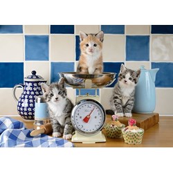 Schmidt Spiele (58370) - "Cats in the Kitchen" - 500 pieces puzzle