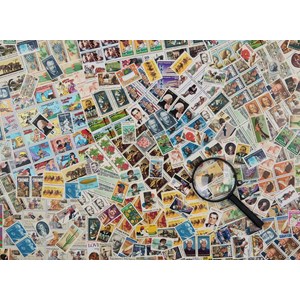 Ravensburger (14805) - "Stamps Challenge" - 500 pieces puzzle