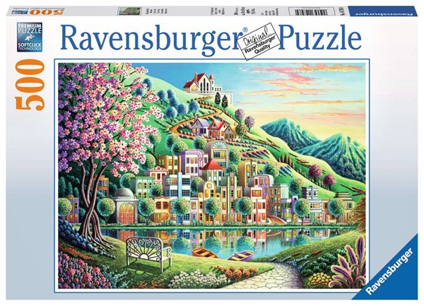 Ravensburger (14798) - "Blossom Park" - 500 pieces puzzle