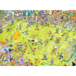 Ravensburger (14786) - "At the Soccer Match" - 500 pieces puzzle