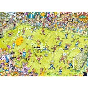 Ravensburger (14786) - "At the Soccer Match" - 500 pieces puzzle