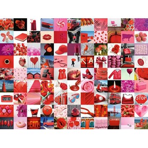 Ravensburger (16215) - "99 Beautiful Red Things" - 1500 pieces puzzle