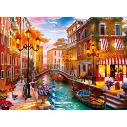 Clementoni (35063) - "Sunset over Venice" - 500 pieces puzzle