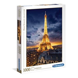 Clementoni (39514) - "Eiffel Tower" - 1000 pieces puzzle