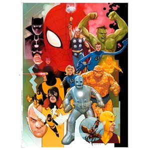 Clementoni (39534) - "Marvel 80 Years" - 1000 pieces puzzle