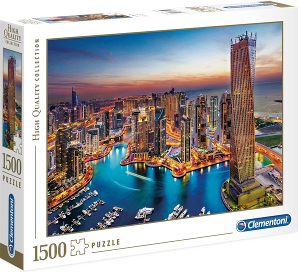 Clementoni (31814) - "Dubai Marina" - 1500 pieces puzzle