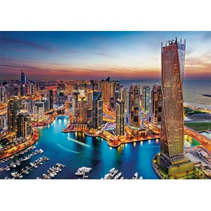 Clementoni (31814) - "Dubai Marina" - 1500 pieces puzzle