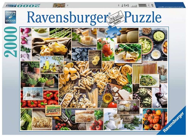Ravensburger (15016) - "Food Collage" - 2000 pieces puzzle