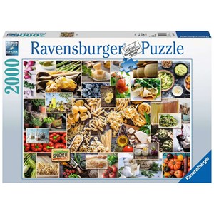 Ravensburger (15016) - "Food Collage" - 2000 pieces puzzle