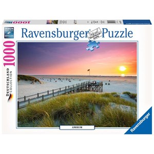 Ravensburger (19877) - "Sunset over Amrum" - 1000 pieces puzzle