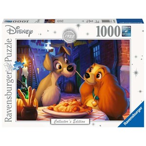 Ravensburger (13972) - "Lady & The Tramp" - 1000 pieces puzzle
