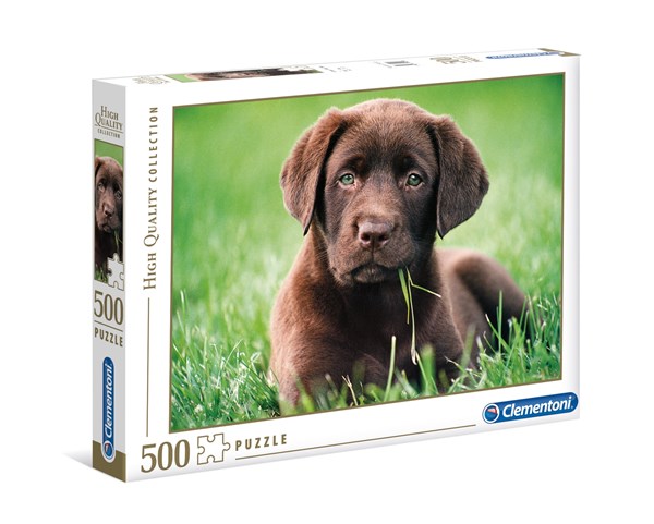 Clementoni (35072) - "Chocolate Puppy" - 500 pieces puzzle