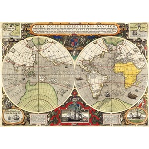 Clementoni (36526) - "Antique Nautical Map" - 6000 pieces puzzle