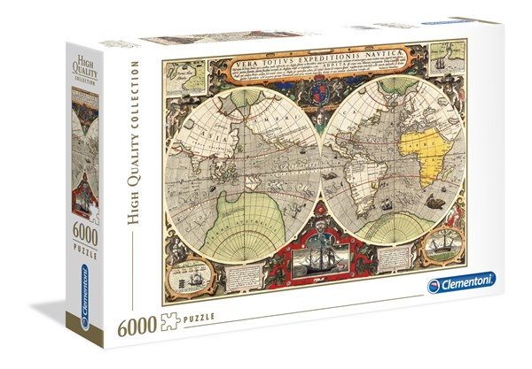 Clementoni (36526) - "Antique Nautical Map" - 6000 pieces puzzle