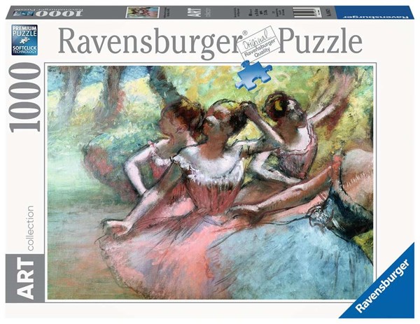 Ravensburger (14847) - Edgar Degas: "Four ballerinas on the stage" - 1000 pieces puzzle