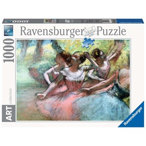 Ravensburger (14847) - Edgar Degas: "Four ballerinas on the stage" - 1000 pieces puzzle