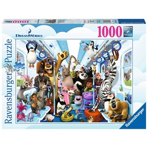 Ravensburger (13975) - "Dreamworks Family" - 1000 pieces puzzle