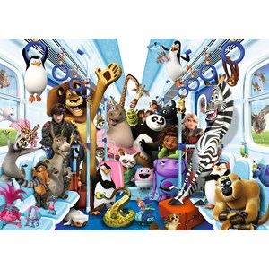 Ravensburger (13975) - "Dreamworks Family" - 1000 pieces puzzle