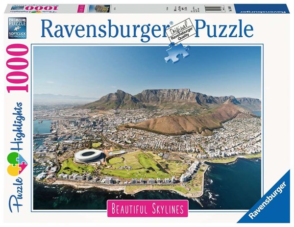Ravensburger (14084) - "Cape Town" - 1000 pieces puzzle