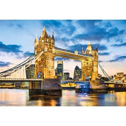 Clementoni (32563) - "Tower Bridge at Dusk" - 2000 pieces puzzle