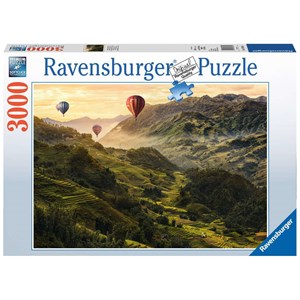 Ravensburger (17076) - "Rice terraces in Asia" - 3000 pieces puzzle