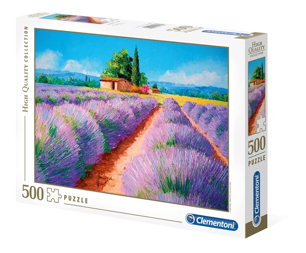 Clementoni (35073) - "Lavender Scent" - 500 pieces puzzle