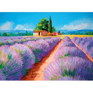 Clementoni (35073) - "Lavender Scent" - 500 pieces puzzle