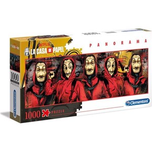 Clementoni (39545) - "Money Heist" - 1000 pieces puzzle