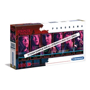 Clementoni (39548) - "Stranger Things III" - 1000 pieces puzzle