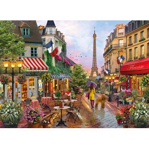 Clementoni (39482) - "Flowers in Paris" - 1000 pieces puzzle