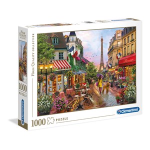 Clementoni (39482) - "Flowers in Paris" - 1000 pieces puzzle