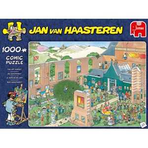 Jumbo (20022) - "The Art Market" - 1000 pieces puzzle