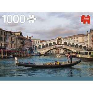 Jumbo (18556) - "Rialto Bridge, Venice" - 1000 pieces puzzle