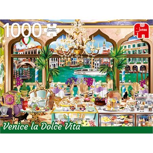 Jumbo (18809) - "Venice La Dolce Vita" - 1000 pieces puzzle