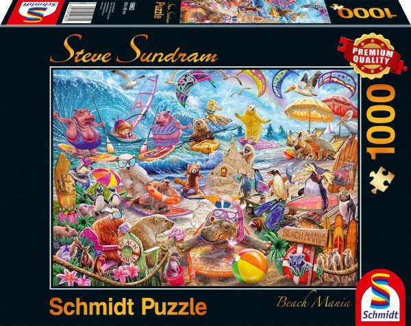 Schmidt Spiele (59662) - Steve Sundram: "Beach Mania" - 1000 pieces puzzle