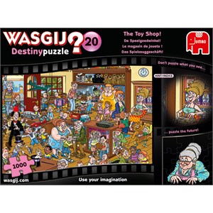 Jumbo (19171) - "Wasgij Destiny 20, The Toy Shop" - 1000 pieces puzzle