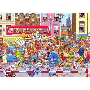 Jumbo (19167) - "Retro Original 3, Full Monty Fever" - 1000 pieces puzzle