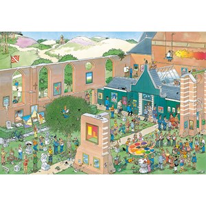 Jumbo (20023) - Jan van Haasteren: "The Art Market" - 2000 pieces puzzle