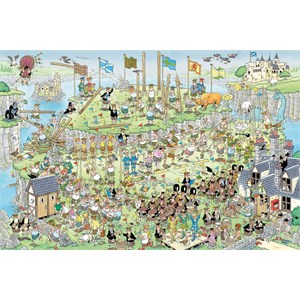 Jumbo (19088) - Jan van Haasteren: "Highland Games" - 1500 pieces puzzle