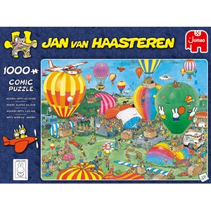 Jumbo (20024) - Jan van Haasteren: "Hooray, Miffy 65 years" - 1000 pieces puzzle