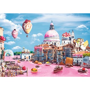 Trefl (10598) - "Sweets in Venice" - 1000 pieces puzzle