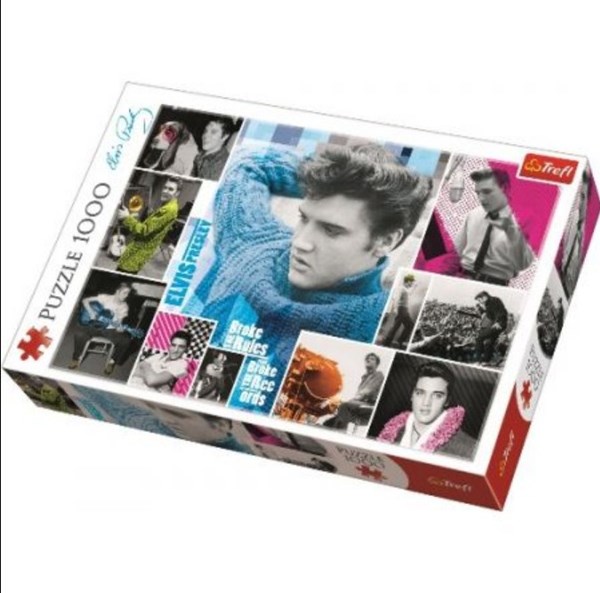 Trefl (10541) - "Elvis Presley" - 1000 pieces puzzle