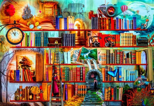 Bluebird Puzzle (70280) - "Mystery Writers" - 1500 pieces puzzle