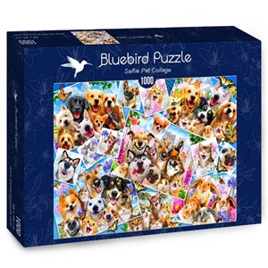 Bluebird Puzzle (70283) - "Selfie Pet Collage" - 1000 pieces puzzle