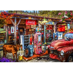 Bluebird Puzzle (70209) - "On the Back Roads in the Country" - 1000 pieces puzzle