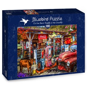 Bluebird Puzzle (70209) - "On the Back Roads in the Country" - 1000 pieces puzzle