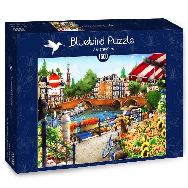 Bluebird Puzzle (70143) - "Amsterdam" - 1500 pieces puzzle
