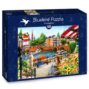 Bluebird Puzzle (70143) - "Amsterdam" - 1500 pieces puzzle