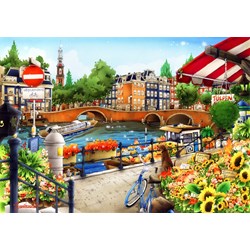 Bluebird Puzzle (70143) - "Amsterdam" - 1500 pieces puzzle