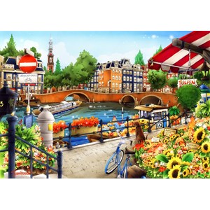 Bluebird Puzzle (70143) - "Amsterdam" - 1500 pieces puzzle